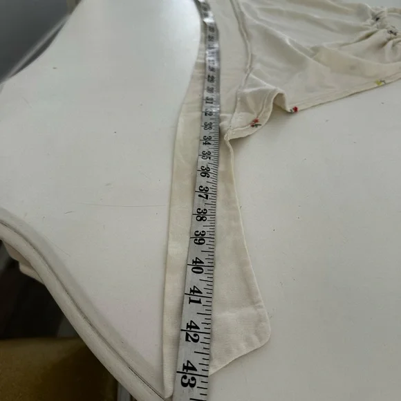 Vintage 1970’s JCPenny Halter Top Embroidered Adjustable 70s Woodstock style Guc - Picture 7 of 9